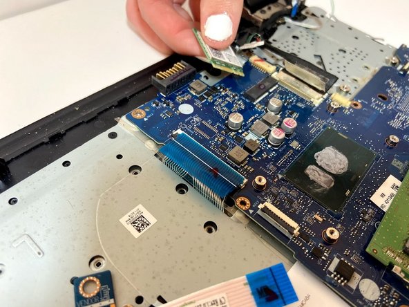 HP 15-ay114cy Motherboard Replacement, Remove the Wireless Card: crwdns2935265:014crwdnd2935265:03crwdnd2935265:03crwdne2935265:0