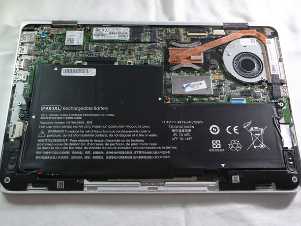 HP Spectre x360 13-4193nr Battery Replacement: 手順 2、 2の画像 2