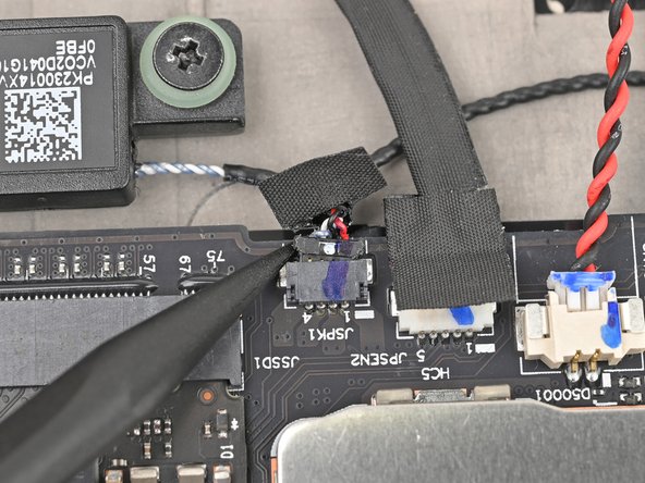 Lenovo ThinkPad T16 Gen 3 Speakers Replacement, Disconnect the cables: stap 0, afbeelding 2 van 3