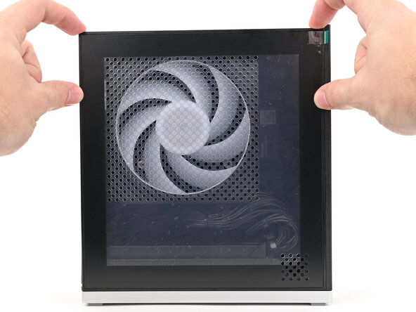 Framework Desktop DIY Edition Quick Start Guide, Install the Left Panel: crwdns2935265:021crwdnd2935265:03crwdnd2935265:03crwdne2935265:0