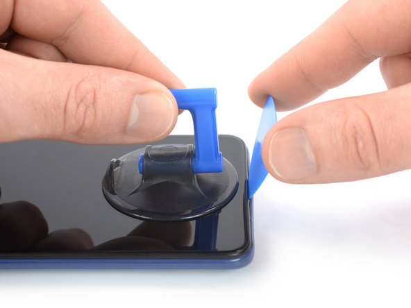 Xiaomi Redmi Note 9 Battery Replacement, Insert an opening pick: crwdns2935265:03crwdnd2935265:02crwdnd2935265:03crwdne2935265:0