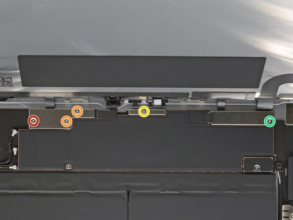 iPad Air 6 11" Screen Replacement, Remove the screen connector cover screws: step 14, image 1 of 2
