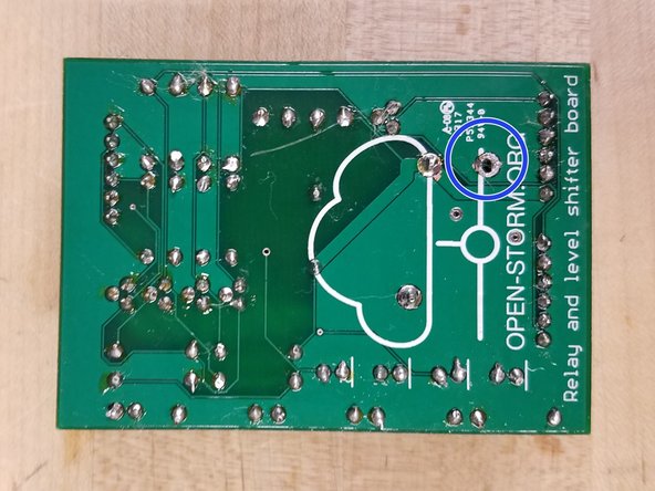 Autosampler Node Assembly (For New Version), Obtaining a modified Open-Storm relay board: step 17, image 2 of 2