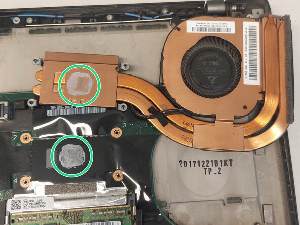 Lenovo ThinkPad T470s Thermal Paste Replacement, Changing the thermal paste.: crwdns2935265:02crwdnd2935265:02crwdnd2935265:02crwdne2935265:0