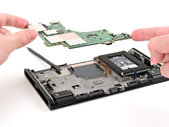 Nintendo Switch 2 Board Replacement, Remove the board: crwdns2935265:060crwdnd2935265:03crwdnd2935265:03crwdne2935265:0