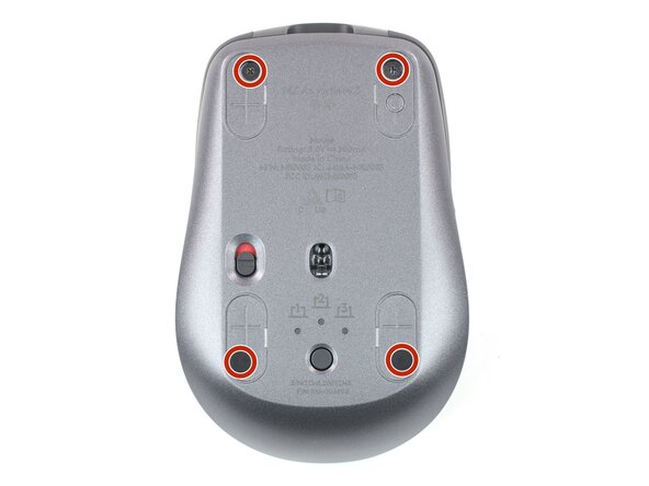 How to Open Your Logitech MX Anywhere 3, Remove the case screws: crwdns2935265:05crwdnd2935265:01crwdnd2935265:02crwdne2935265:0