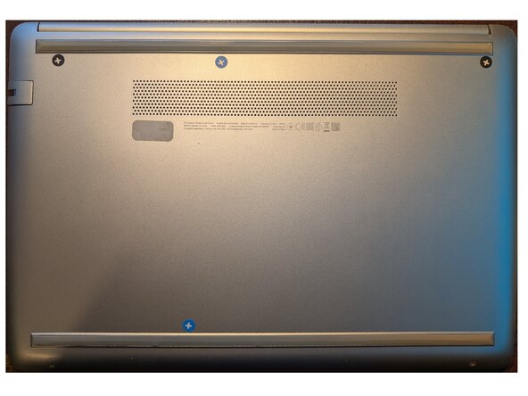 HP laptop dk0011na Battery Replacement, Removing the bottom cover: crwdns2935265:01crwdnd2935265:01crwdnd2935265:03crwdne2935265:0