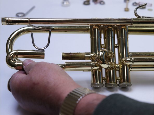 Vincent Bach Trumpet Disassembly and Cleaning: step 4, image 2 of 3