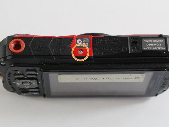 Pentax Optio WG-2 Back Case Replacement: stap 0, afbeelding 3 van 3