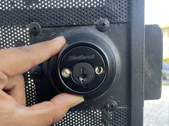 Outdoor Gate Deadbolt Replacement: step 3, image 2 of 3