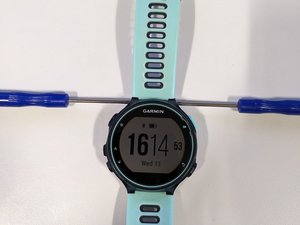 Correa nylon con hebilla Garmin Forerunner 735xt (azul