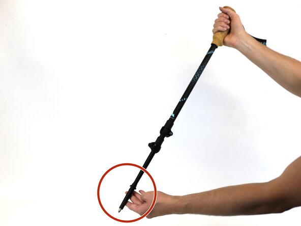 How to Replace the Tip of a Hiking Pole, Identify the repair area: crwdns2935265:01crwdnd2935265:01crwdnd2935265:02crwdne2935265:0