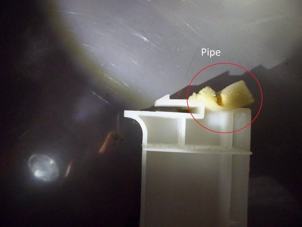 Panasonic NR B 53 V1  Refrigerator ventilator / fan cleaning: step 9, image 2 of 3