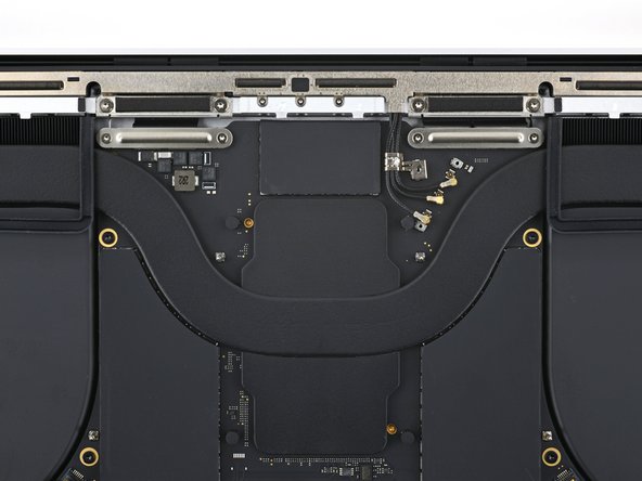 MacBook Pro 16" Late 2023 Logic Board Replacement, Unfasten the screen cable covers: passo 24, immagine 2 di 2