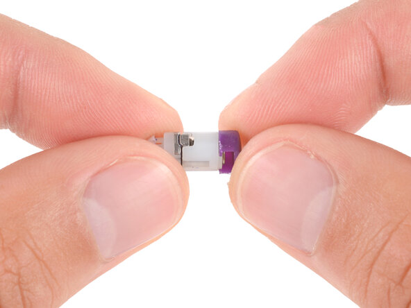 How to Reshell Your Game Boy Advance SP, Install new hinge caps: crwdns2935265:033crwdnd2935265:03crwdnd2935265:03crwdne2935265:0