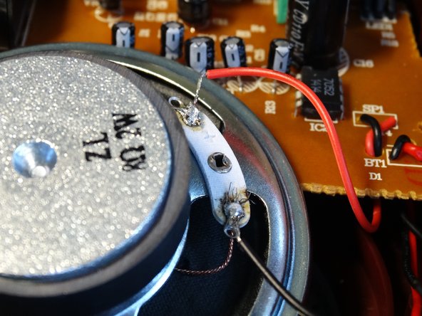 Honeytone N-10 Mini Amp Speaker Replacement: step 7, image 3 of 3