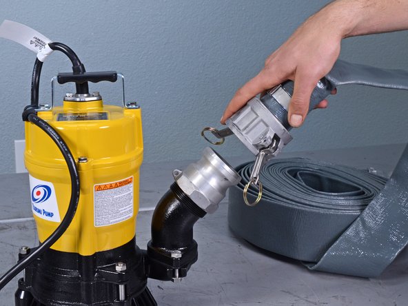 Wacker Pump PST2 400 2008 Power Cable Replacement, Remove the hose: crwdns2935265:03crwdnd2935265:02crwdnd2935265:02crwdne2935265:0