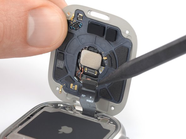 Apple Watch Ultra 2 Sensor Assembly Replacement, Disconnect the sensor assembly cable: step 13, image 2 of 2
