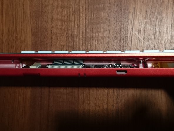 Keyboard Rapoo E6700 Bluetooth Broken off micro-USB, Mind the flex cables: step 3, image 1 of 1