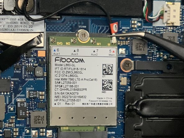 HP EliteBook x360 830 G6 Wi-Fi Card Replacement, Wi-Fi Card: crwdns2935265:06crwdnd2935265:02crwdnd2935265:02crwdne2935265:0