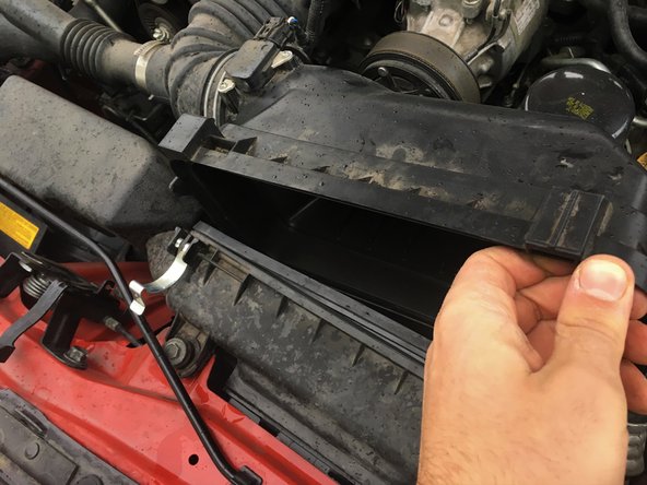 2013-2016 Scion FRS (Toyota gt86) Engine Air Filter Replacement: step 4, image 1 of 3