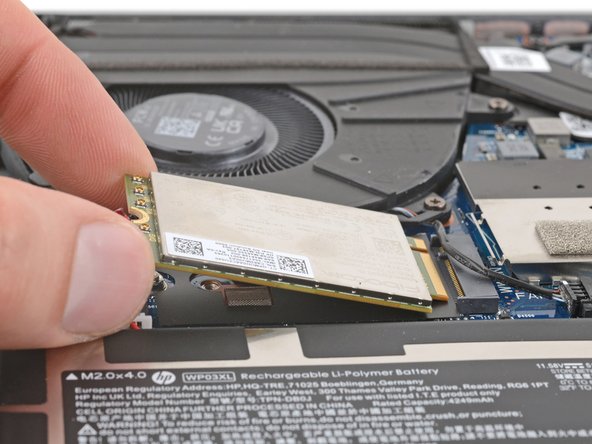 HP EliteBook 845 G9 WWAN Module Replacement, Remove the WWAN module: crwdns2935265:010crwdnd2935265:02crwdnd2935265:02crwdne2935265:0