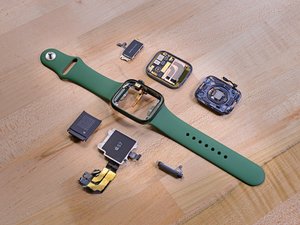 Vue éclatée de l'Apple Watch Series 7