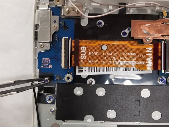 Samsung Chromebook 2 XE503c12 Daughterboard Replacement: step 4, image 3 of 3