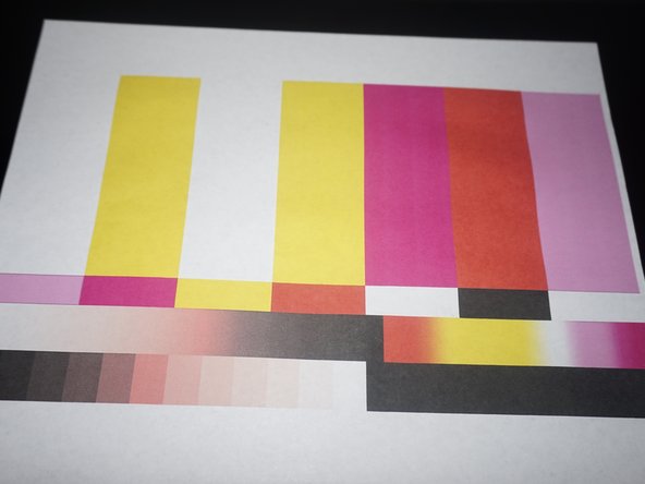 HP/Canon - Printhead cleaning -- ink tank/printhead permanently installed (modular), Test the printer: crwdns2935265:09crwdnd2935265:02crwdnd2935265:02crwdne2935265:0