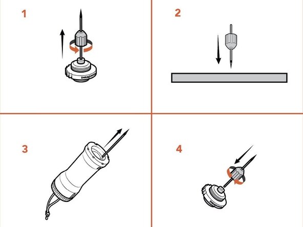 Expedition Sewing Awl, Changing the needle: crwdns2935265:06crwdnd2935265:01crwdnd2935265:03crwdne2935265:0