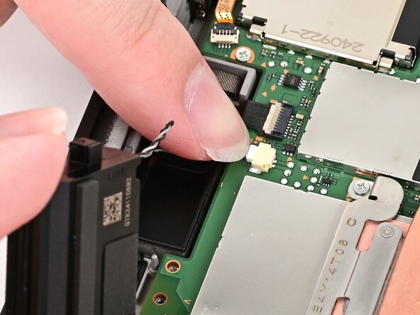 Nintendo Switch 2 Speakers Replacement, Connect the right speaker: crwdns2935265:043crwdnd2935265:03crwdnd2935265:03crwdne2935265:0