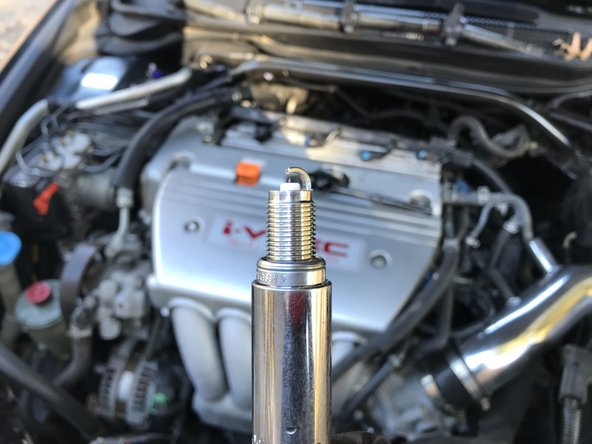 2004 - 2008 Acura TSX (CL9) Spark Plug Replacement: step 7, image 2 of 3