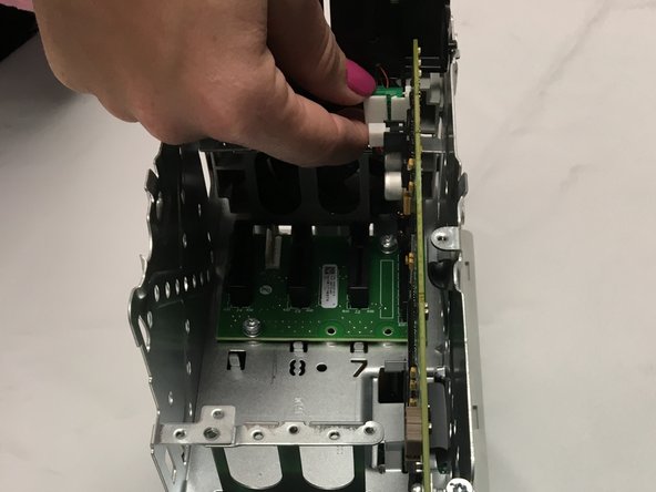 Rockwell Automation PowerFlex 755 Disassembly, Removing the Keypad and Fan Cables: step 6, image 1 of 2