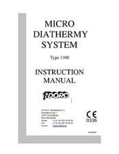 Dutch Opthalmic Dorc 1100 Micro Diathermy System Instruction Manual.pdf