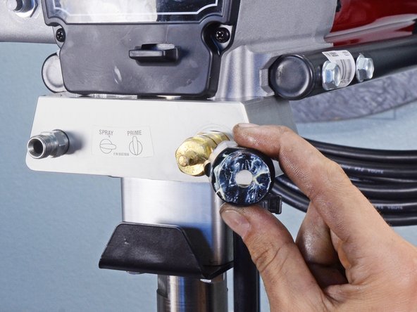 Titan Airless Sprayer IMPACT 410 Bypass Valve Assembly Replacement, Remove the cam base: crwdns2935265:04crwdnd2935265:03crwdnd2935265:03crwdne2935265:0