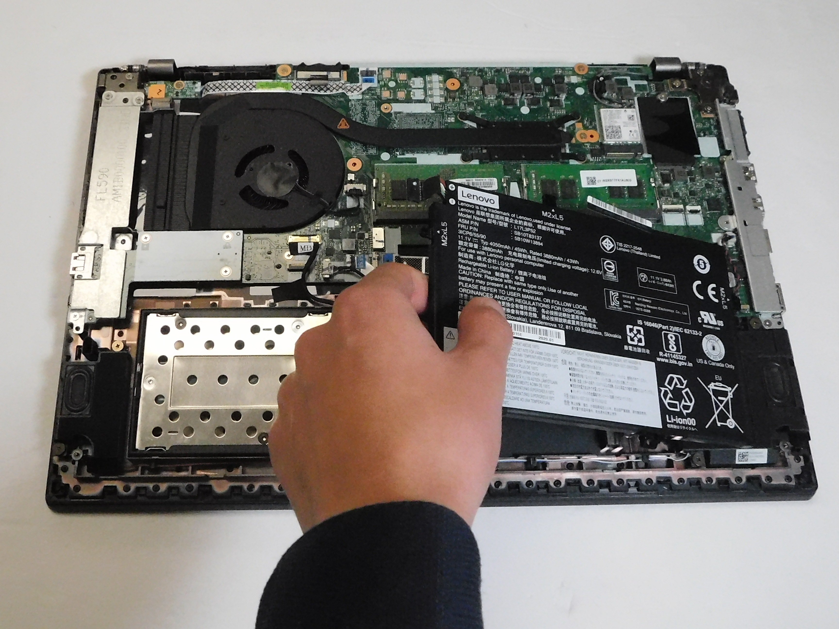 大特価！バッテリー良好thinkpad L590 i5 SSD256GB Lenovo レノボ ThinkPad L480 L490 L580 L590 純正 交換用内蔵
