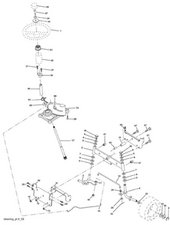 Craftsman lt1000 steering parts diagram new arrivals