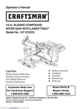 craftsman miter box manual