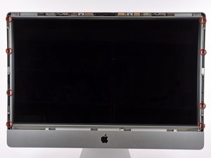 Installation de l'écran dans l'iMac Intel 27" EMC 2390