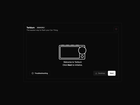 How to Install Custom Firmware onto Car Thing, Preparing your Software: crwdns2935265:01crwdnd2935265:03crwdnd2935265:03crwdne2935265:0
