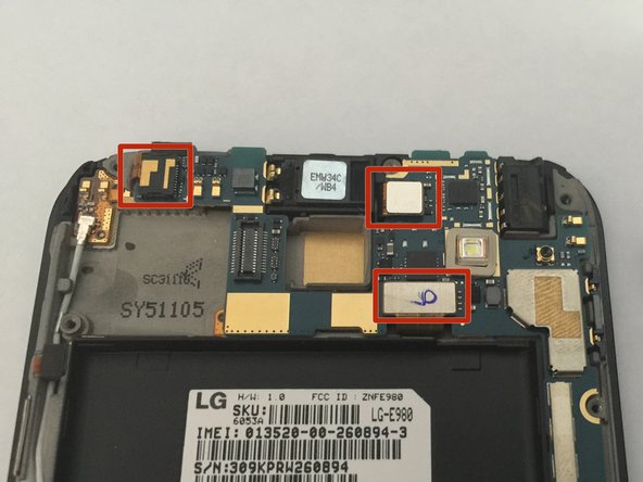 LG Optimus G Pro Earpiece Speaker Replacement, Remove Ribbon Cables: crwdns2935265:09crwdnd2935265:02crwdnd2935265:02crwdne2935265:0
