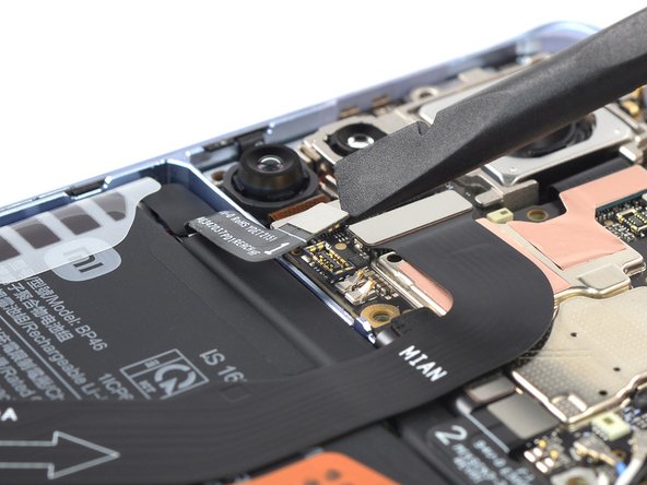 Xiaomi 12 Screen Replacement, Disconnect the battery cables: crwdns2935265:017crwdnd2935265:02crwdnd2935265:03crwdne2935265:0