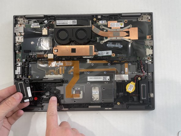 Lenovo ThinkPad X1 Yoga (6th Gen) Motherboard Replacement, Speaker: crwdns2935265:05crwdnd2935265:03crwdnd2935265:03crwdne2935265:0