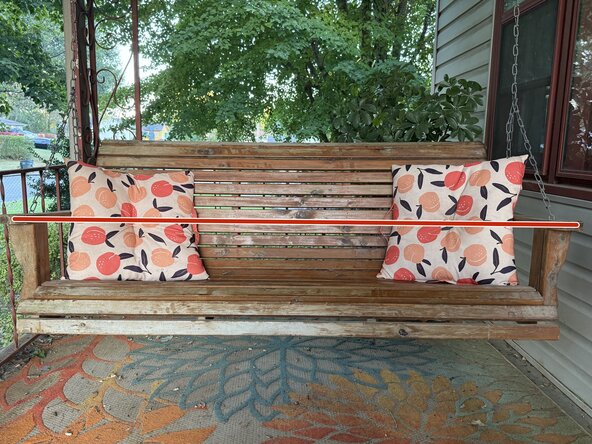 How to Repair a Backward-Tilted Porch Swing: step 8, image 1 of 1