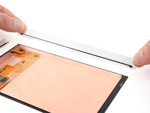 How to Apply Screen Adhesive in your Steam Deck OLED, Orient the adhesives: crwdns2935265:03crwdnd2935265:02crwdnd2935265:03crwdne2935265:0