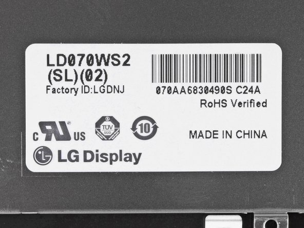 Nook Tablet Teardown: crwdns2935265:010crwdnd2935265:02crwdnd2935265:02crwdne2935265:0