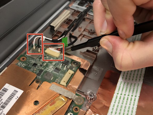 HP Chromebook  14-x013dx Motherboard Replacement, Motherboard: step 10, image 2 of 3