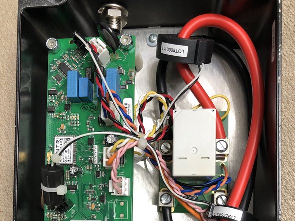 JuiceBox EVSE Relay Replacement (UL/front LEDs version), Reinstall pilot wire and reconnect board: crwdns2935265:014crwdnd2935265:02crwdnd2935265:02crwdne2935265:0