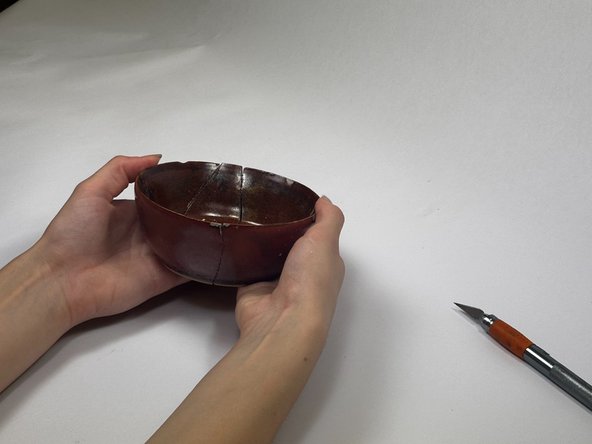 How to Fix a Broken Decorative Ceramic Bowl: step 6, image 1 of 2