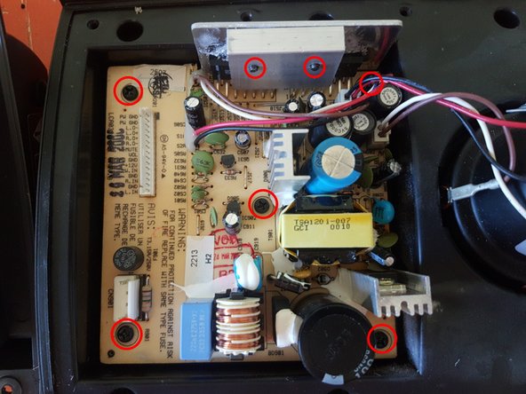 Logitech S-LG3 Subwoofer Logitech Soundman Speaker Capacitance Replacement, Separate the main board from the casing: crwdns2935265:03crwdnd2935265:02crwdnd2935265:03crwdne2935265:0